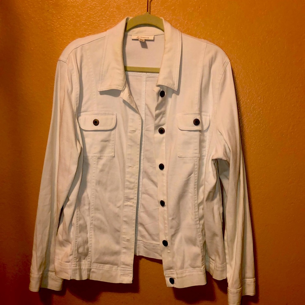 White Denim Jacket-